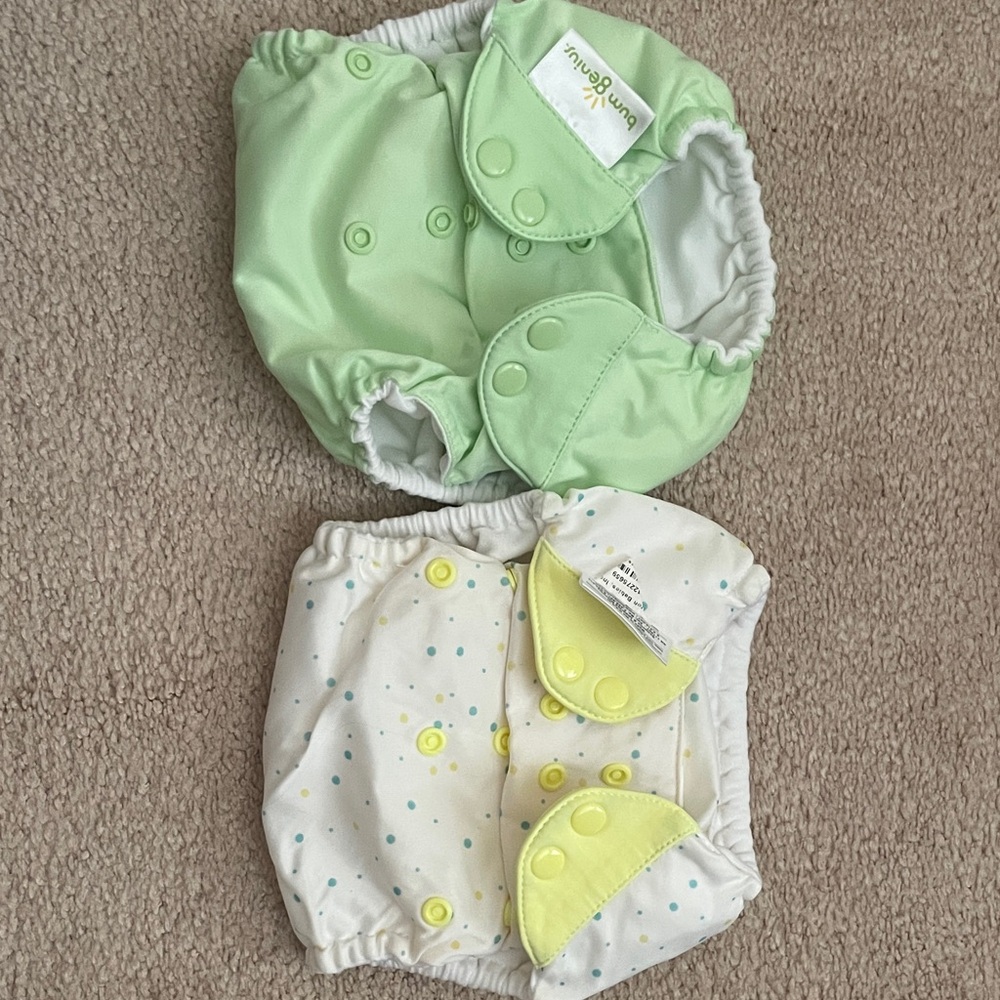 BumGenius Baby Pocket diapers - Set of 2
